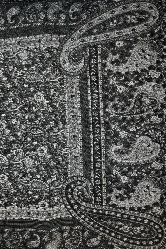 Bohemian Paisley Fringe Scarf