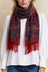 Foulard Cachemire Noir Franges
