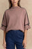 Sézane Mock Neck Oversized Knit Top