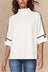 Sézane Mock Neck Oversized Knit Top