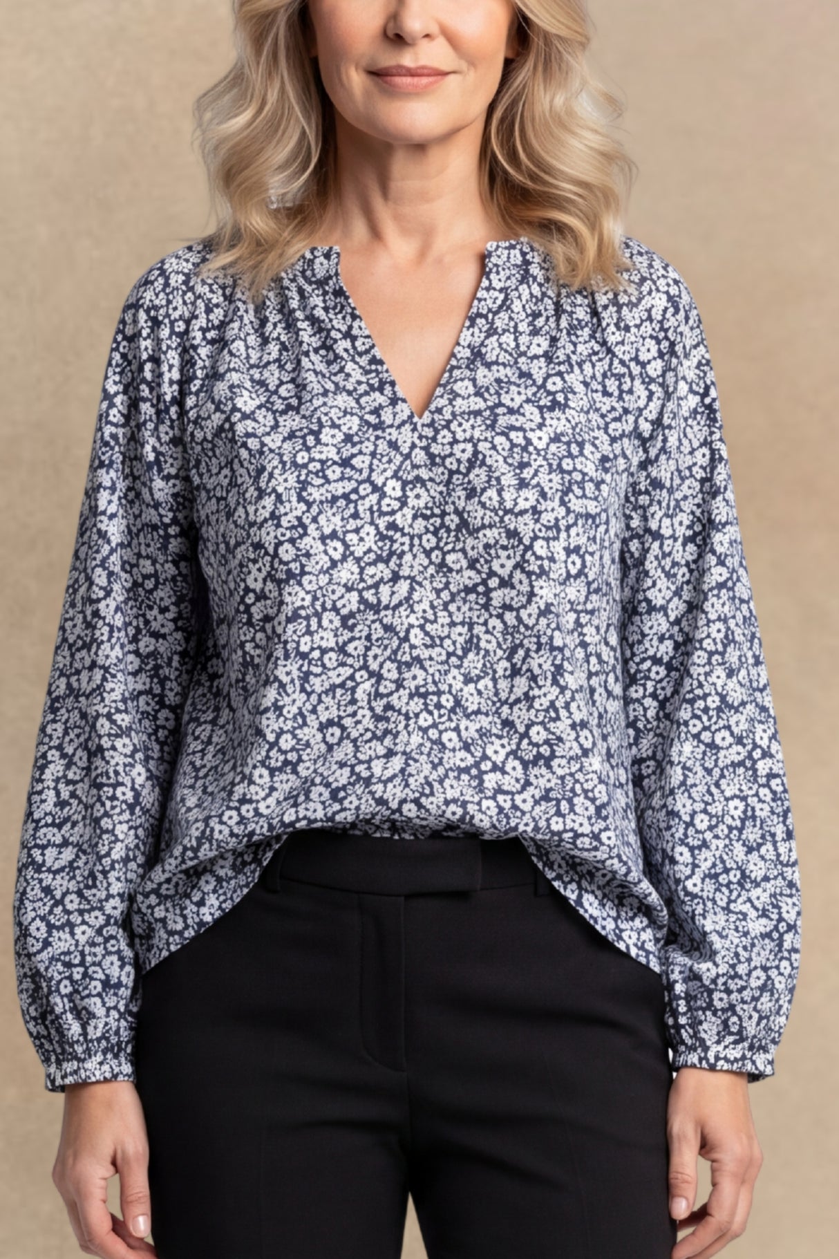 Sharon Floral Print Blouse