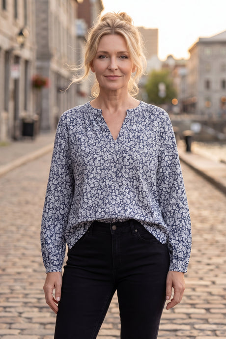 Sharon Floral Print Blouse