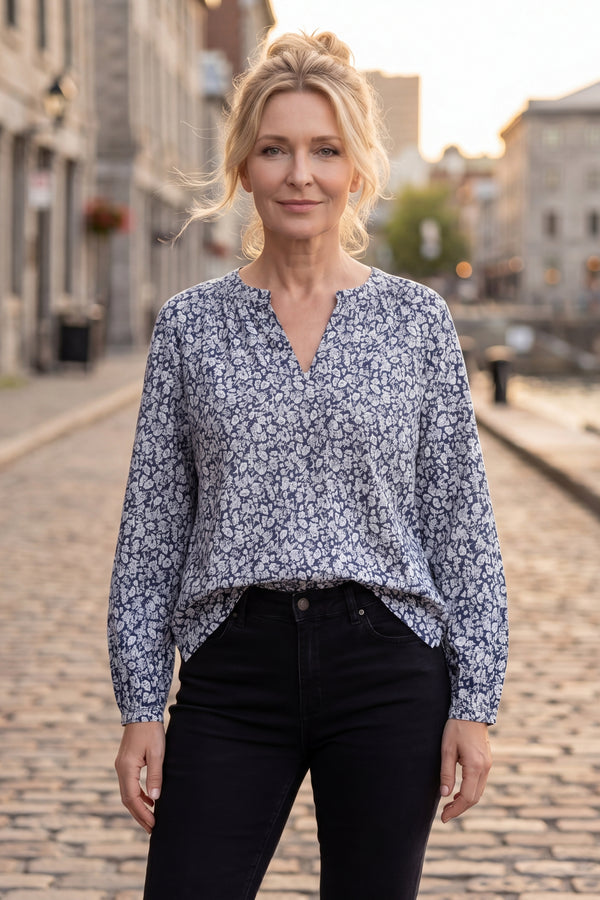 Sharon Floral Print Blouse