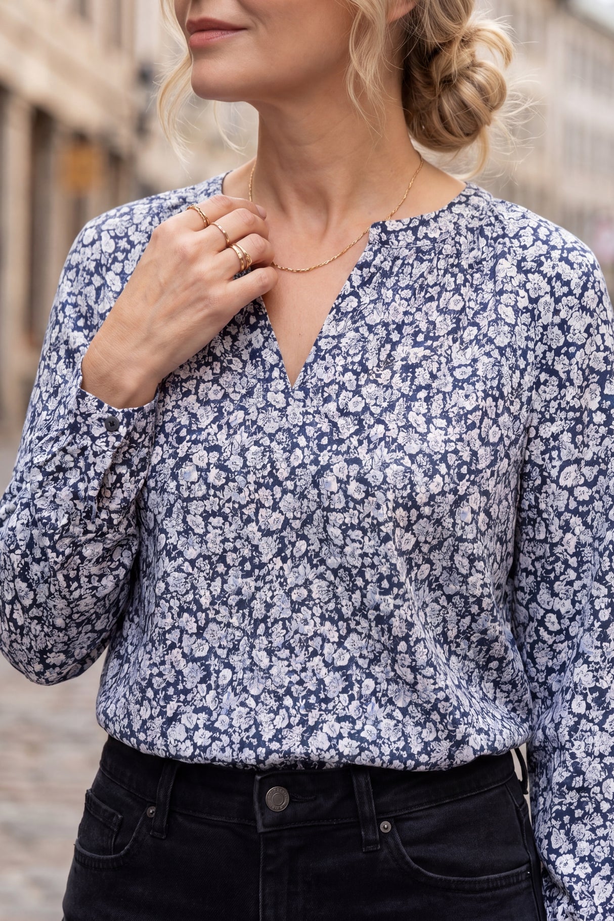Sharon Floral Print Blouse