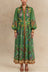 Shelley Printed Lantern Sleeve Maxi Dress