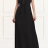 Sierra Maxi Dress V-Neck Front Tie Cap Sleeves