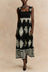 Larissa Robe Longue Smockée Motifs 