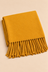 Foulard Jaune Franges