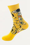 Socks The Kiss Yellow