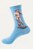 Socks Statue David Motif - Onze Montreal Blue Onze Montreal