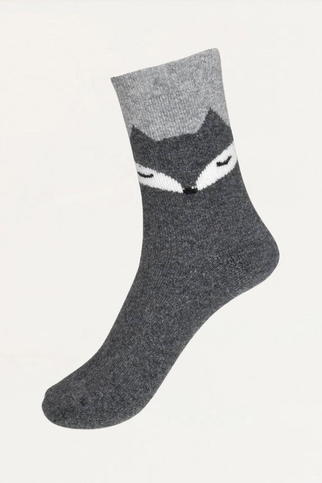 Socks Fox Motif