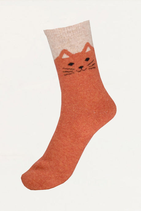 Socks Cat Motif