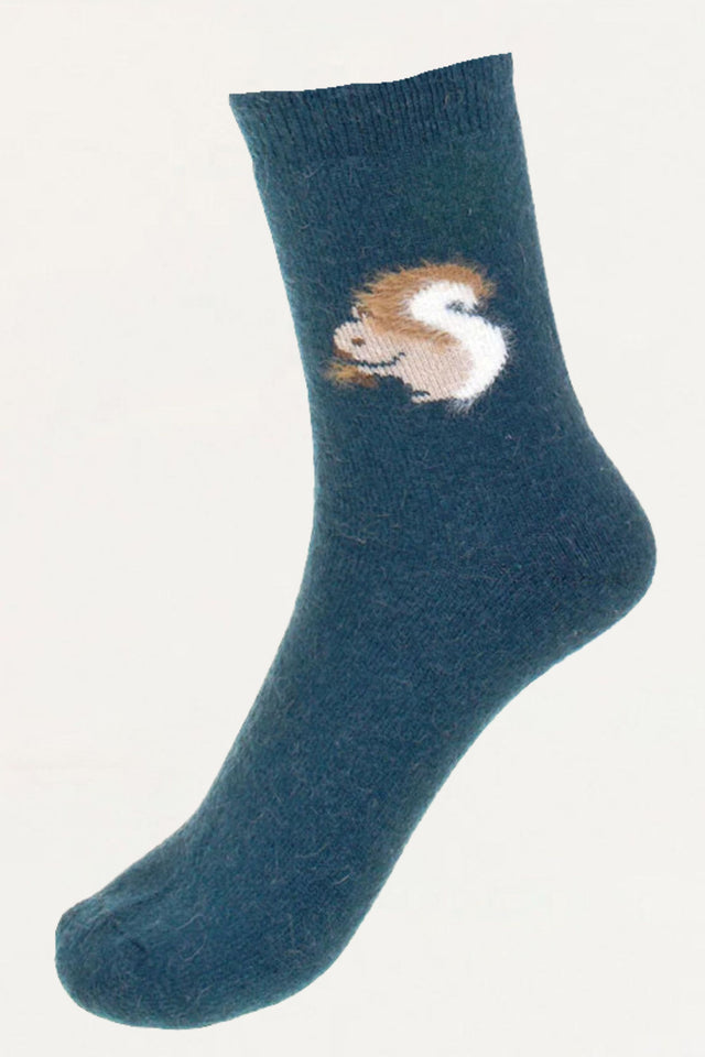 Socks Squirl Motif