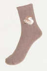 Socks Squirl Motif