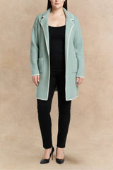 Solana Knit Cardigan Long Open-Front