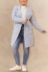 Solana Knit Cardigan Long Open-Front