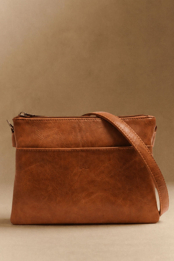 Solar Sac Cuir Vegan À Bandoulière