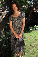 Sylvie Midi Dress On-Off Shoulders