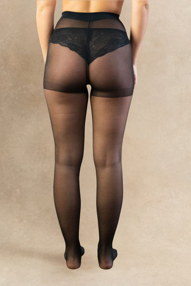 Collants Semi-Opaques + Sac À Linge