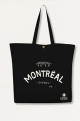 Tote Bag Montreal Quebec Illustration Canvas