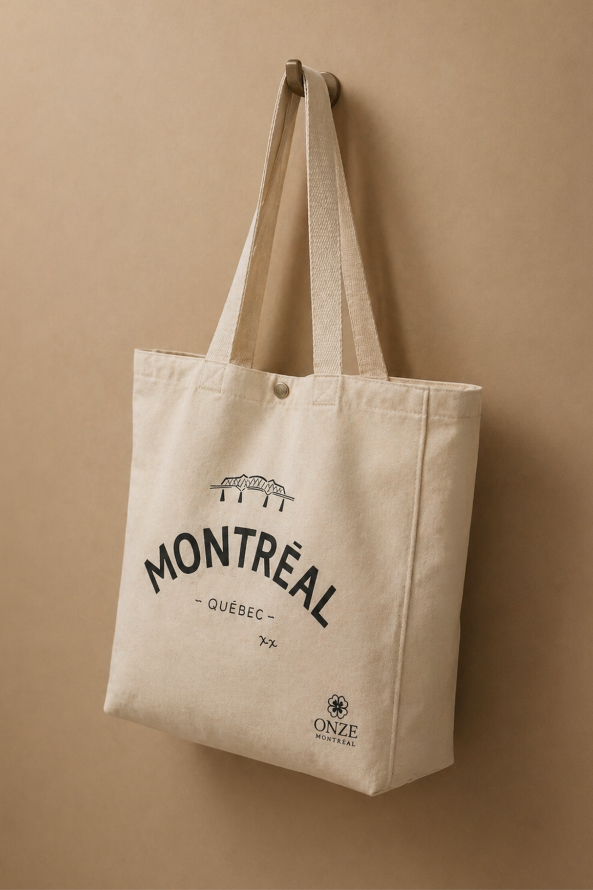 Sac Cabas Toile Montréal Illustration