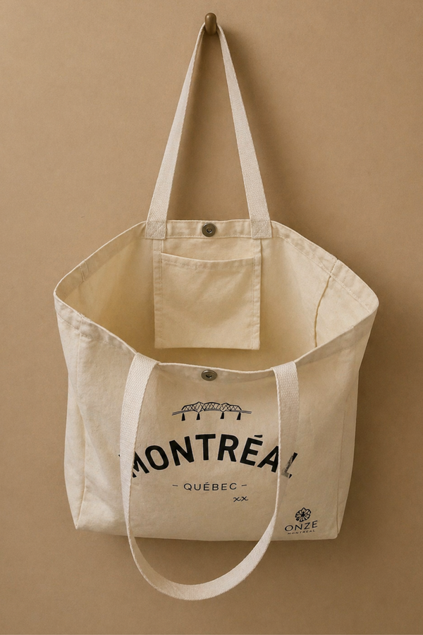 Sac Cabas Toile Montréal Illustration