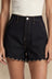 Uma Scalloped Hem Denim Shorts