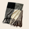 Scarf Plaid Design Fringed - Onze Montreal