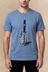 T-Shirt Vélo Volé Homme Bleu