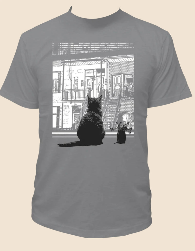 Vita Contemplitiva Men's T-Shirt Grey - Onze Montreal