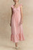 Willow Robe Longue Smockée Volants