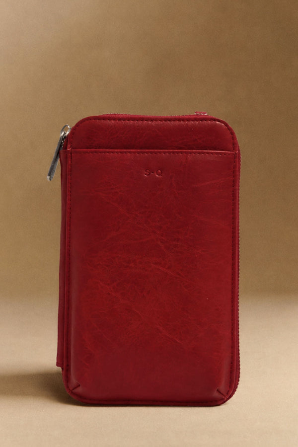  Winzley RFID Passport Travel Crossbody Pouch