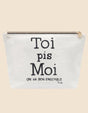 You & I Pouch Natural Canvas - Onze Montreal