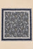 Foulard Carré À Motif Cachemire – Gris Anthracite