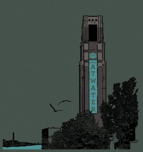 Atwater Market T-Shirt Men Green - Onze Montreal