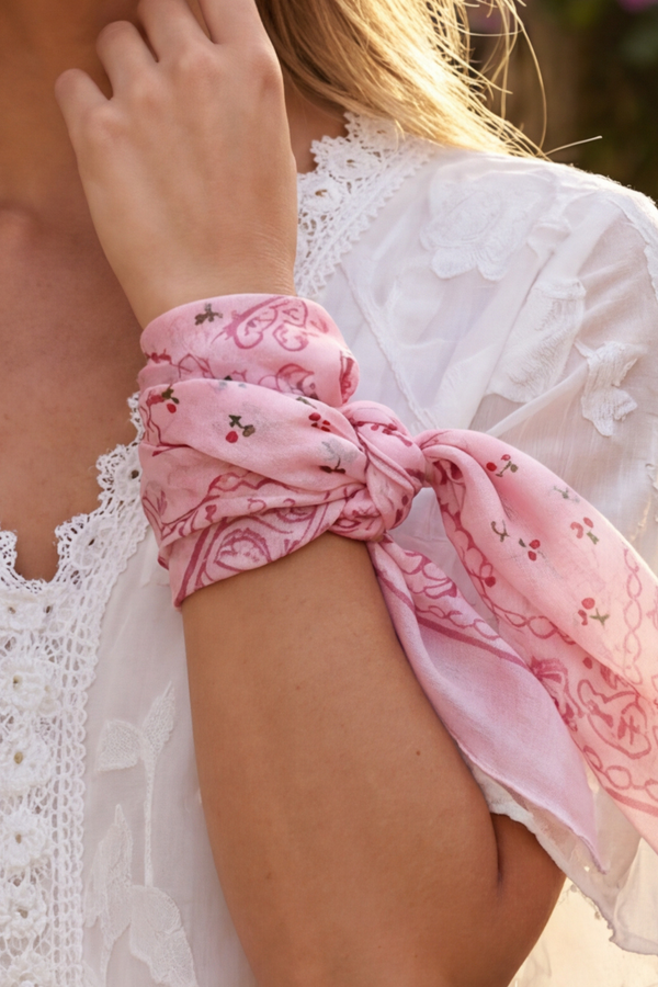 Bandana Cerise Imprimé