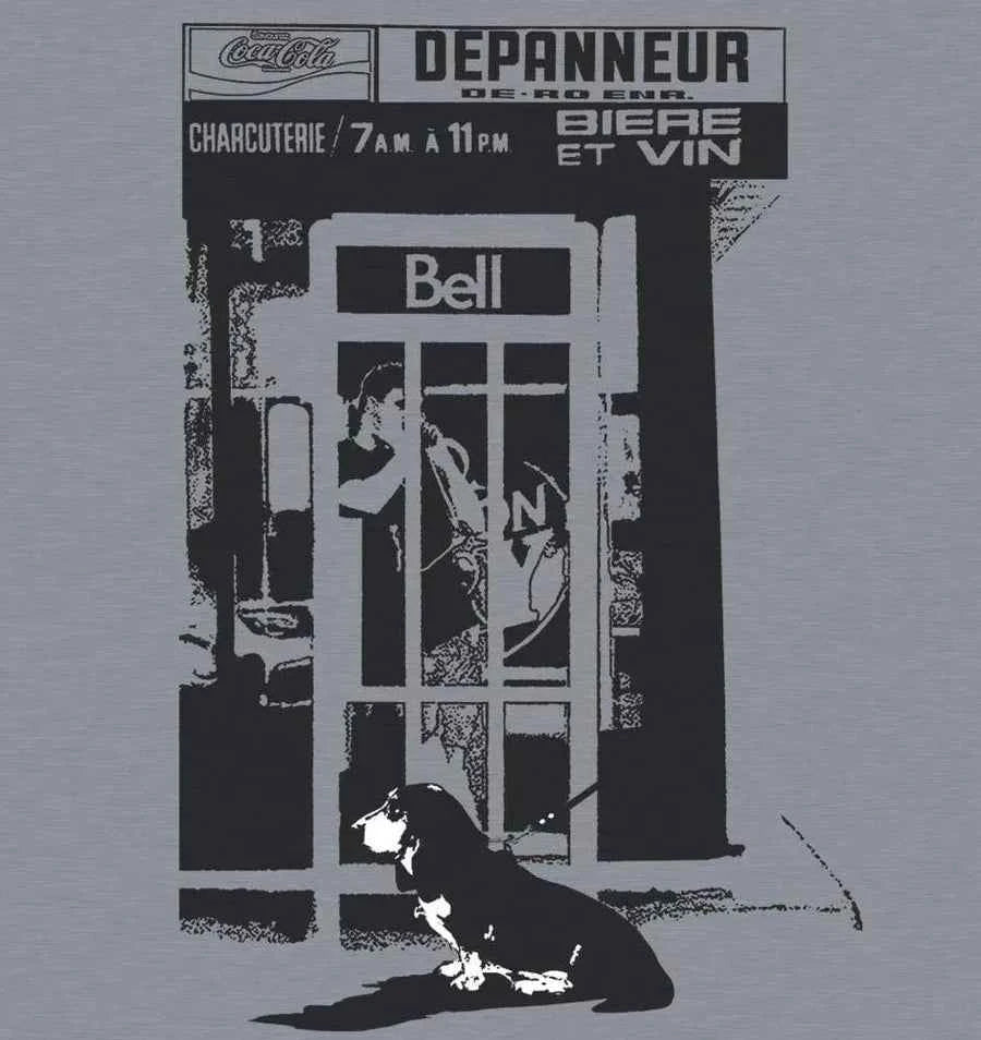 Bell, Beer and Basset Men Grey