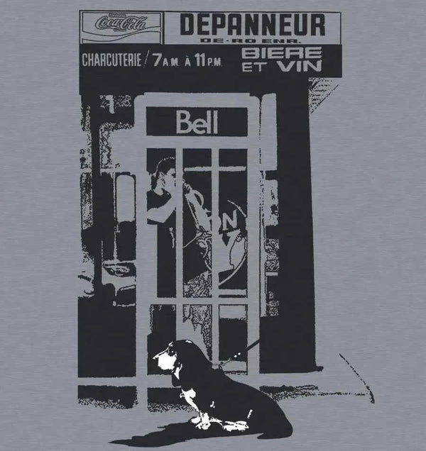 Bell, Beer and Basset Men Grey