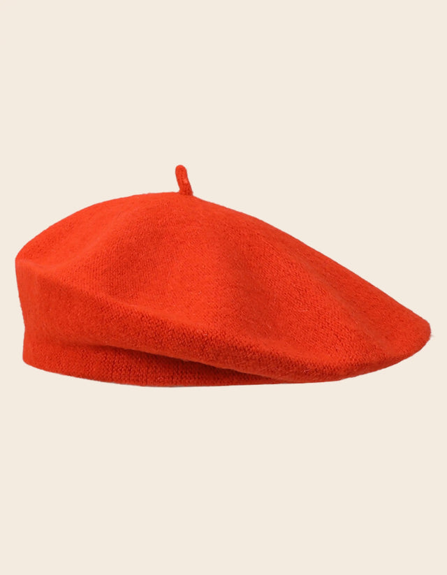 Pampidou Beret Classic Knit Hat Solid Colors - Onze Montreal