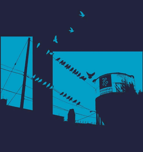 Brasseurs de Montréal  Men's T-Shirt Navy