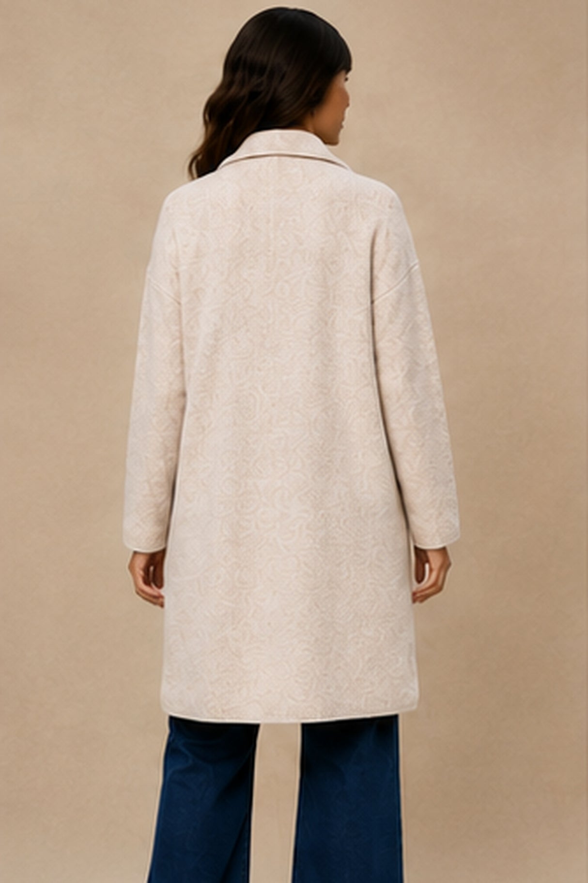 Solana Knit Cardigan Long Open-Front