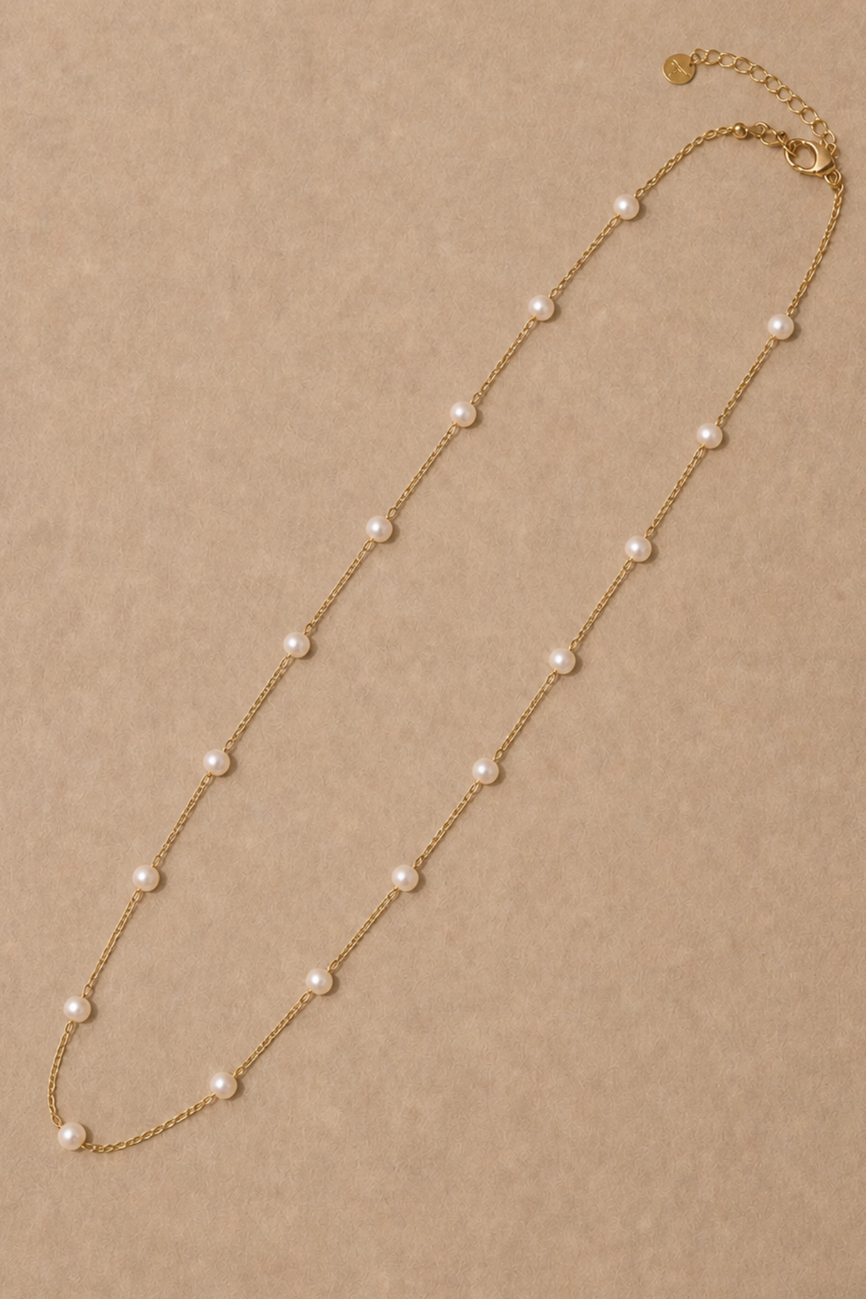 Collier Chaînette Perles Délicates