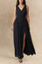 Eleonore Slit Surplice Sleeveless Maxi Dress