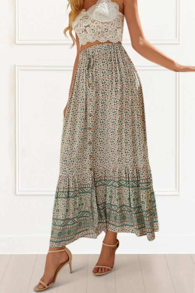 Margareth Long Skirt Bohemian Print