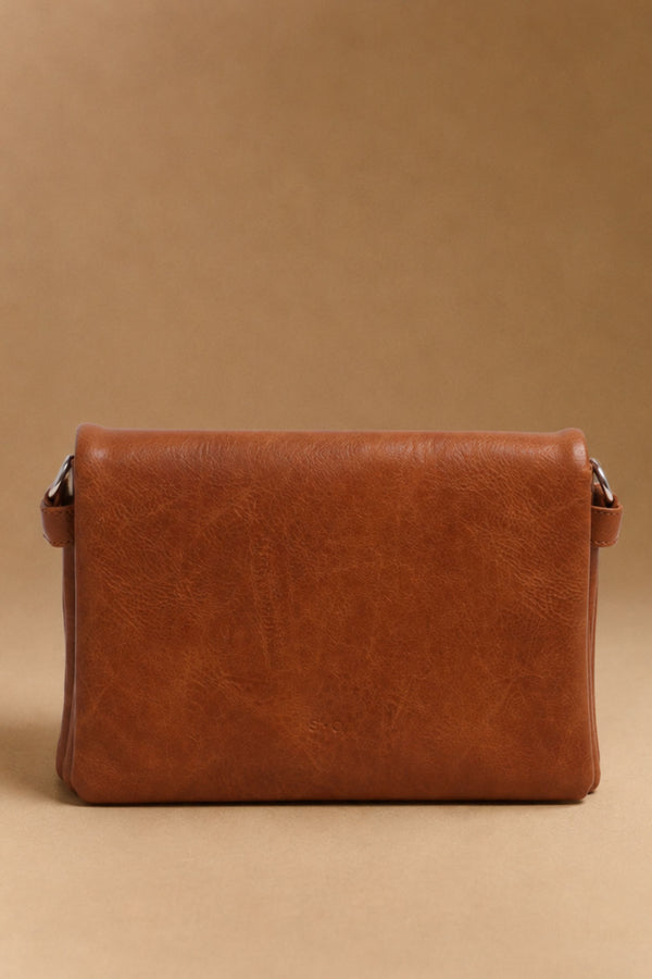 Lila Crossbody Bag Flap Convertible Vegan Leather