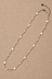 Mother-of-Pearl Flower Chain Necklace