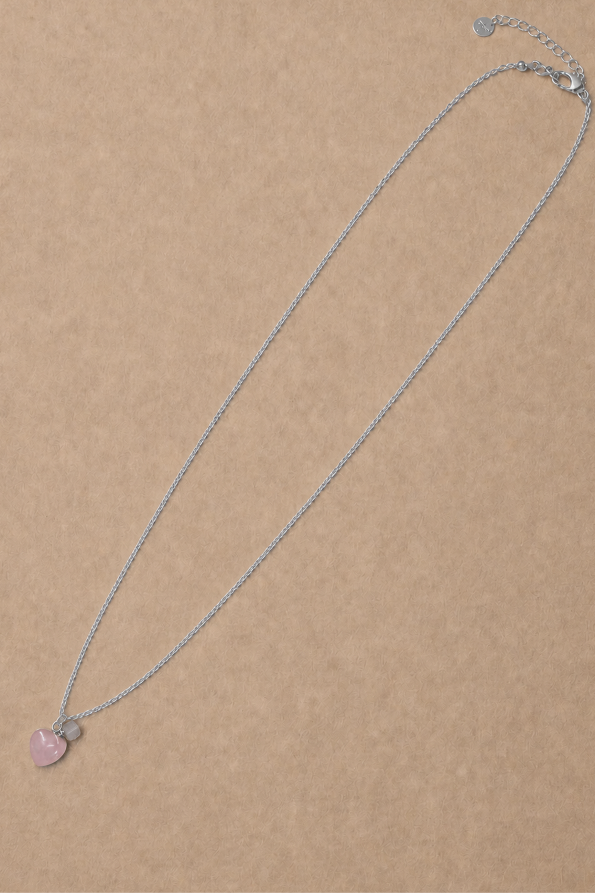 Collier flacon de parfum turquoise – Pendentif cœur avec applicateur