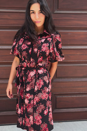 Ruby Floral Shirt Dress