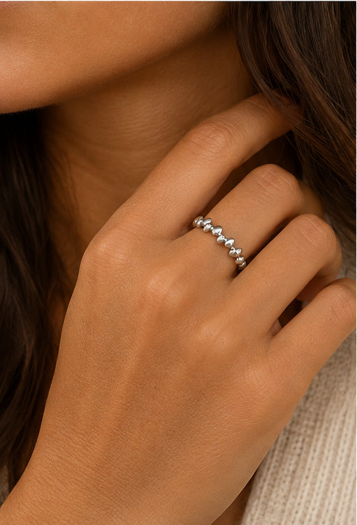 Bague Feuille Argent