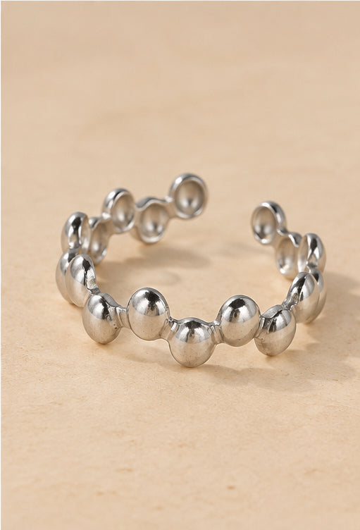 Bague Feuille Argent